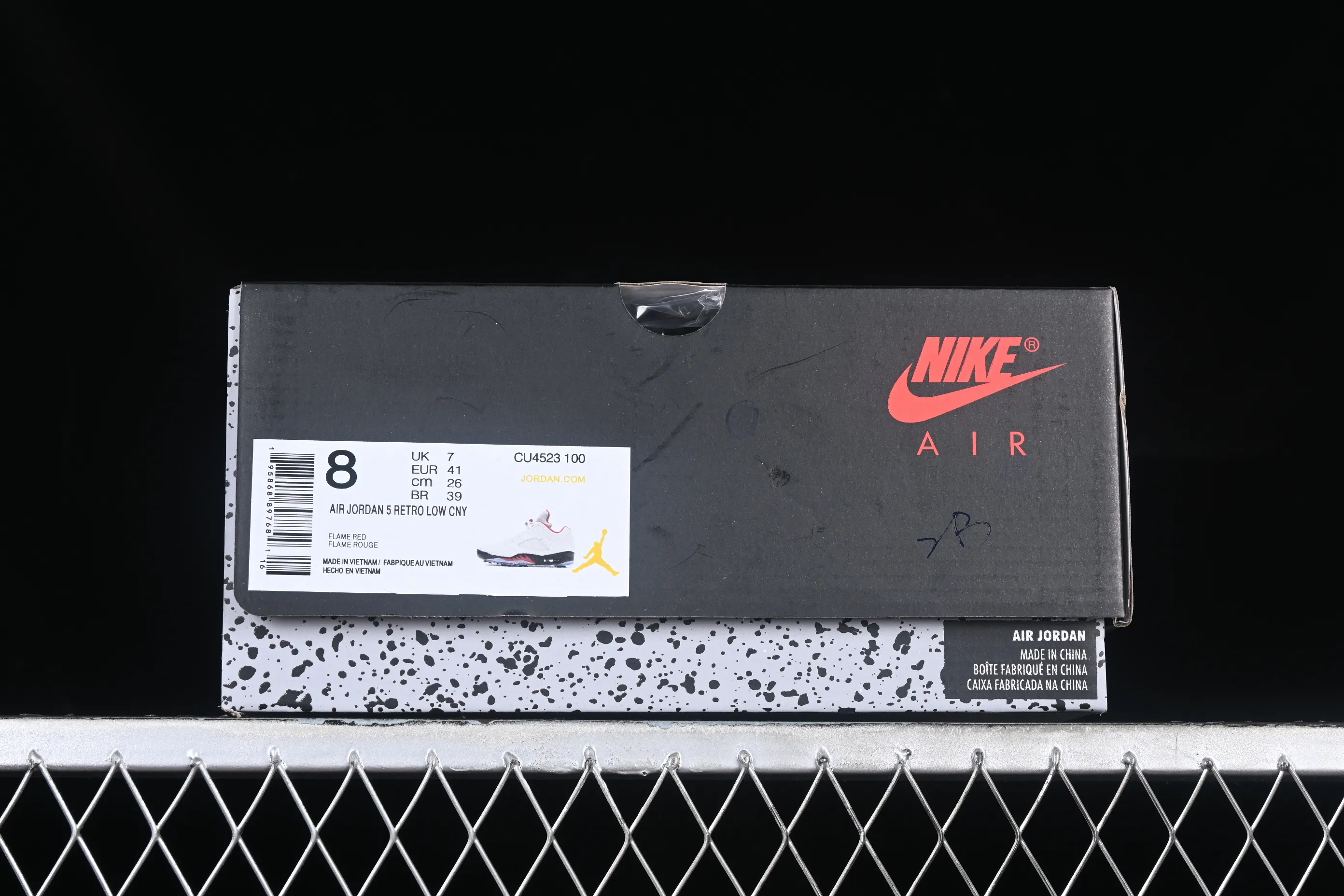 All categories Air Jordan Jordan series basketball shoes Air Jordan 5 Z version Air Jordan 5 Low AJ5 Joe 5 white red silver Rukawa Kaede low-top basketball shoes CU4523-100